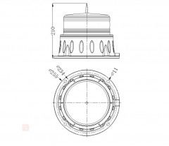 Medium Intensity AC220V Type B Aircraft Warning Lights