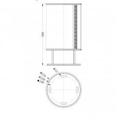 Omni Directional 150W High Intensity Obstruction Light